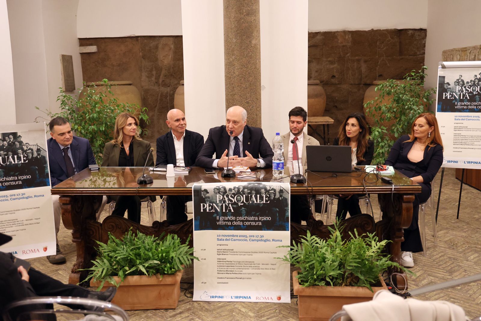 IRPINI PER L’IRPINIA IN CAMPIDOGLIO INSIEME A ROMA CAPITALE: OMAGGIO A PASQUALE PENTA